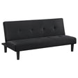 Furniture City Houma - Coaster - Stanford Upholstered Tufted Convertible Sofa Bed Black - 360238