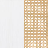 Lanewood Open Cane Webbing Metal Eastern King Bed White