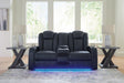 Furniture City Houma - Ashley Furniture - Fyne-Dyme Power Reclining Loveseat with Console - PWR REC Loveseat/CON/ADJ HDRST - 3660318
