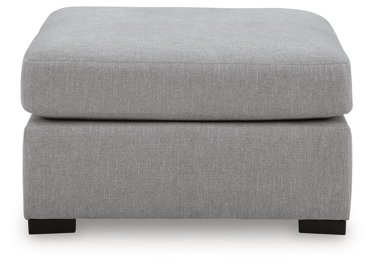 Lakepoint - Oversized Accent Ottoman - Nickel