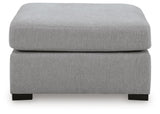 Lakepoint - Oversized Accent Ottoman - Nickel