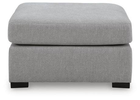 Lakepoint - Oversized Accent Ottoman - Nickel