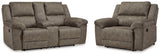 Laresview Reclining Loveseat and Oversized Recliner