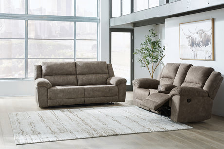 Furniture City Houma - Ashley Furniture - Laresview Reclining Sofa and Loveseat - Reclining Sofa and Loveseat - 37203U1
