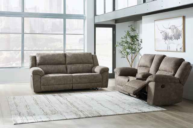Furniture City Houma - Ashley Furniture - Laresview Reclining Sofa and Loveseat - Reclining Sofa and Loveseat - 37203U1