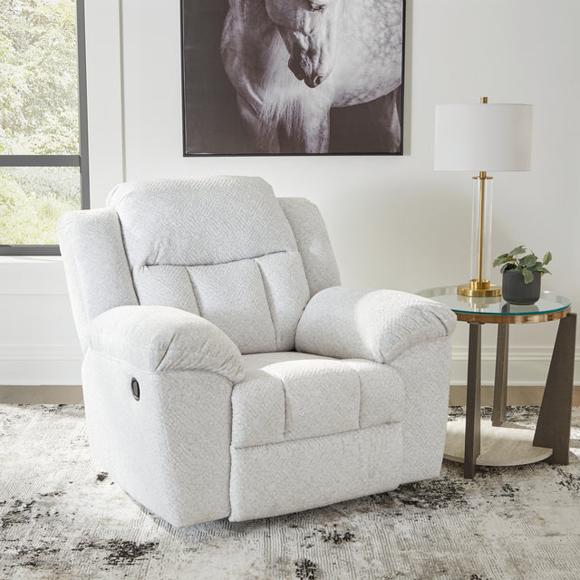 Furniture City Houma - Ashley Furniture - Frohn Recliner - Rocker Recliner / Graphite - 3740625