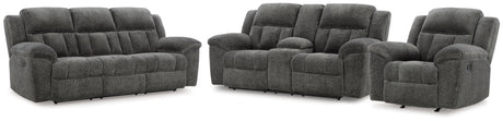 Furniture City Houma - Ashley Furniture - Frohn Reclining Sofa, Loveseat and Recliner - Reclining Sofa, Loveseat and Recliner - 37406U4