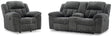 Furniture City Houma - Ashley Furniture - Frohn Reclining Loveseat and Recliner - Reclining Loveseat and Recliner - 37406U1
