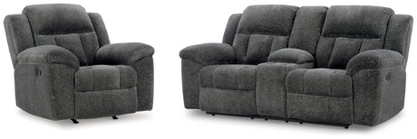 Furniture City Houma - Ashley Furniture - Frohn Reclining Loveseat and Recliner - Reclining Loveseat and Recliner - 37406U1