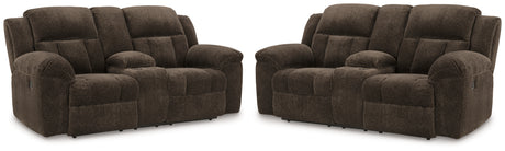 Furniture City Houma - Ashley Furniture - Frohn Set of 2 Reclining Loveseats - Set of 2 Reclining Loveseats - 37407U5
