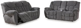 Foreside Reclining Sofa and Loveseat
