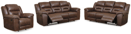 Furniture City Houma - Ashley Furniture - Stoneland 2 Reclining Sofas and Recliner - 2 Reclining Sofas and Recliner - 39904U8