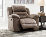 Stoneland Power Reclining Sofa and Manual Recliner