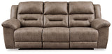 Stoneland Power Reclining Sofa and Manual Recliner