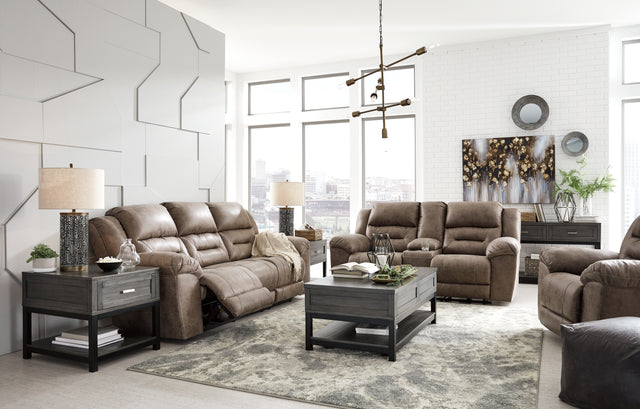 Furniture City Houma - Ashley Furniture - Stoneland Reclining Sofa, Loveseat and Recliner - Reclining Sofa, Loveseat and Recliner - 39905U6