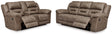 Furniture City Houma - Ashley Furniture - Stoneland Reclining Sofa and Power Reclining Loveseat - Reclining Sofa and Power Reclining Loveseat - 39905U4