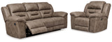 Stoneland Reclining Sofa and Power Recliner