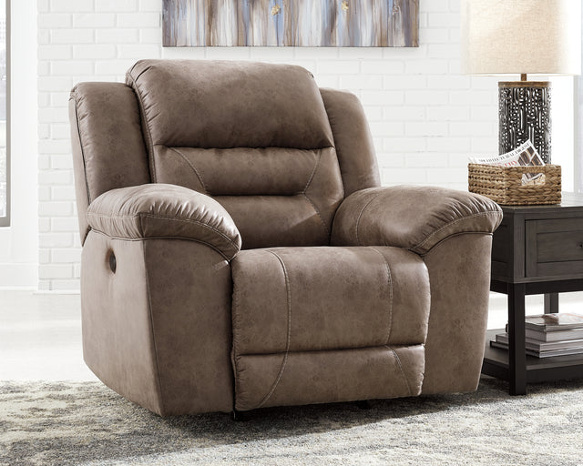 Furniture City Houma - Ashley Furniture - Stoneland Power Recliner - Power Rocker Recliner - 3990598