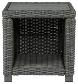 Elite Park - Square End Table - Gray