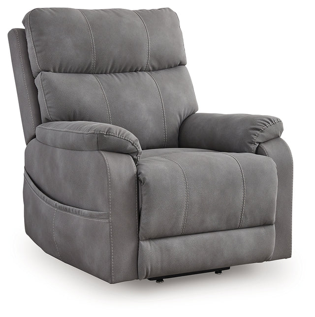 Furniture City Houma - Ashley Furniture - Next-Gen Durapella Power Lift Recliner - Power Lift Recliner / Sand - 4070912