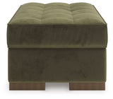 Caspian-Town - Oversized Accent Ottoman - Olive