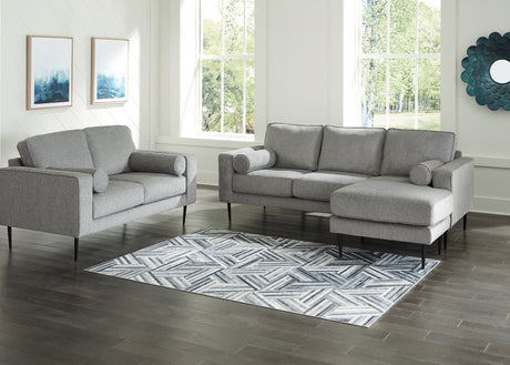 Furniture City Houma - Ashley Furniture - Hazela Sofa Chaise and Loveseat - Sofa Chaise and Loveseat - 41102U2