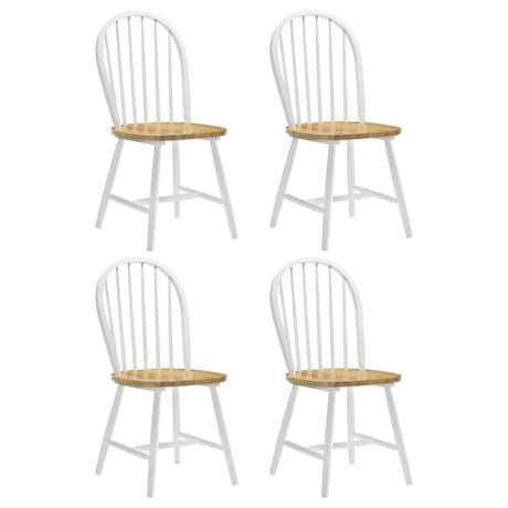 Furniture City Houma - Coaster - Cinder Wood Dining Side Chair White (Set of 4) - 4129