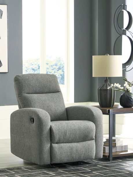 Furniture City Houma - Ashley Furniture - Gauntlet Recliner - Rocker Recliner / Sterling - PC4220425