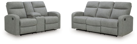Gauntlet Reclining Sofa and Loveseat