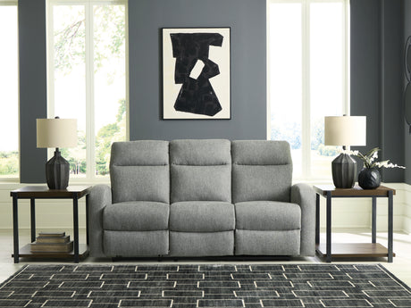 Furniture City Houma - Ashley Furniture - Gauntlet Reclining Sofa - Reclining Sofa / Sterling - PC4220488