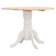 Furniture City Houma - Coaster - Allison Round 40-inch Drop Leaf Extension Dining Table White - 4241