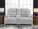 Rhines Falls Power Reclining Loveseat with Console