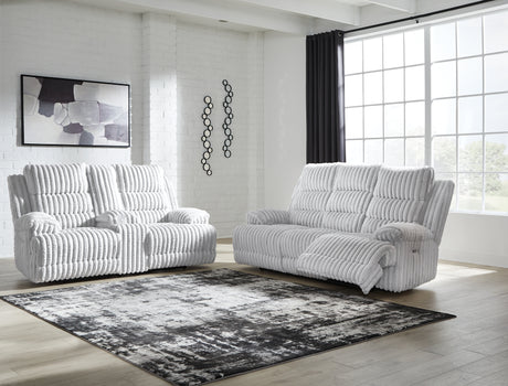 Furniture City Houma - Ashley Furniture - Rhines Falls Power Reclining Sofa and Loveseat - Power Reclining Sofa and Loveseat - PC42804U1