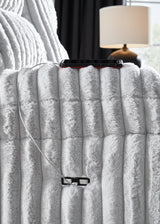 Rhines Falls Power Reclining Sofa with Drop Down Table