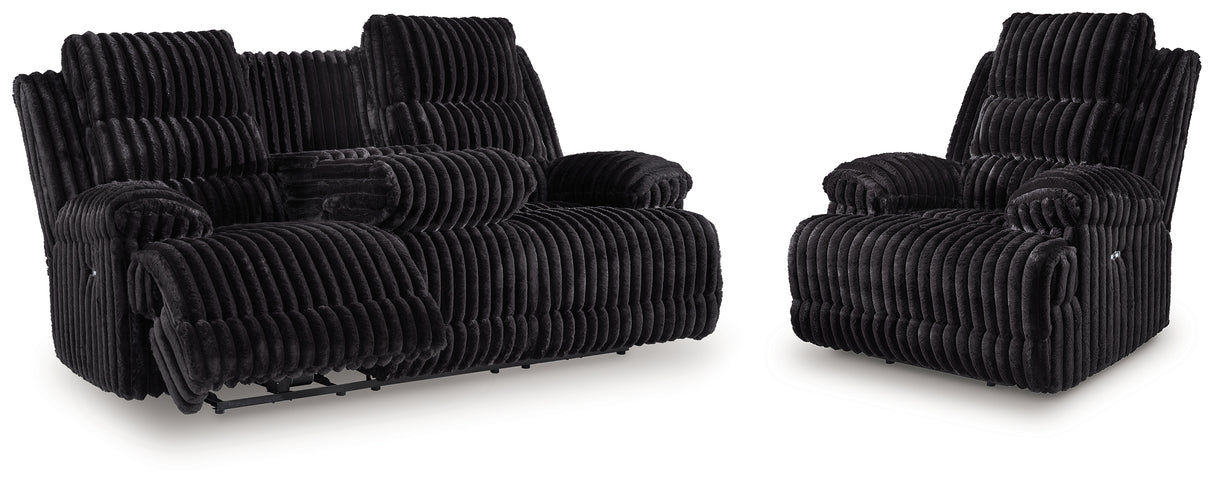 Furniture City Houma - Ashley Furniture - Rhine Falls Power Reclining Sofa and Power Recliner - Power Reclining Sofa and Power Recliner - PC42805U2