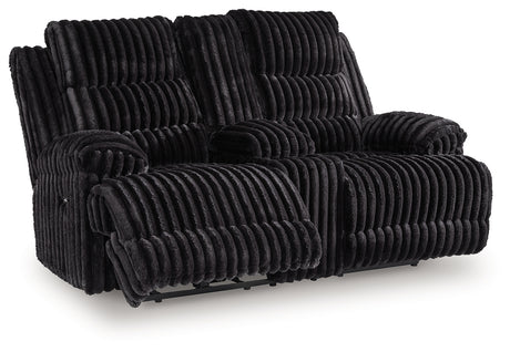Rhine Falls Reclining Loveseat with Console