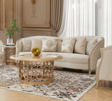 HD-7005 - Sofa - Beige / Gold