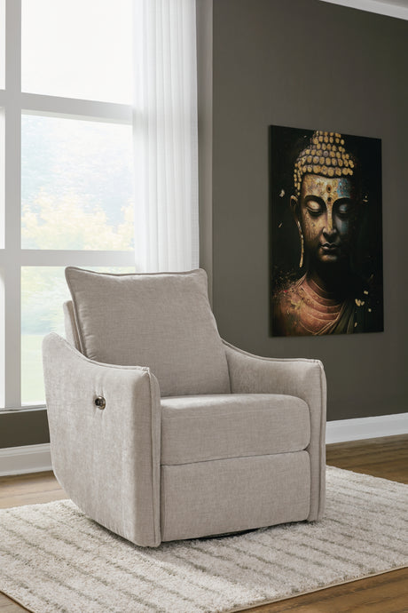 Furniture City Houma - Ashley Furniture - McBurg Swivel Power Recliner - Swivel Power Recliner / Taupe - 4480228