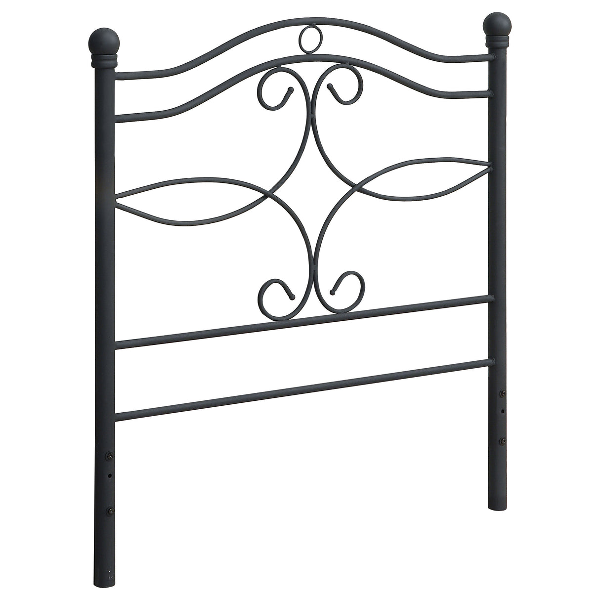 Furniture City Houma - Coaster - Callie Metal Twin Open Frame Headboard Matte Black - 450102T