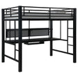 Furniture City Houma - Coaster - Avalon Full Workstation Loft Bed Black - 460023