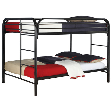 Furniture City Houma - Coaster - Morgan Metal Full Over Full Bunk Bed Black - 460056K
