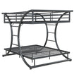 Furniture City Houma - Coaster - Stephan Metal Full Over Full Bunk Bed Gunmetal - 460078