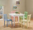 Furniture City Houma - Coaster - Rory 5-piece Kids Table and Chairs Set Multi Color - 460235