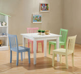 Furniture City Houma - Coaster - Rory 5-piece Kids Table and Chairs Set Multi Color - 460235
