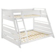 Furniture City Houma - Coaster - Holden Wood Veneer Twin Over Full Bunk Bed White - 460593WHT