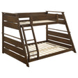 Furniture City Houma - Coaster - Holden Wood Veneer Twin Over Full Bunk Bed Walnut - 460593