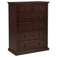 Furniture City Houma - Coaster - Sumerlin 6-drawer Bedroom Chest of Drawers Cappuccino - 460595CAP