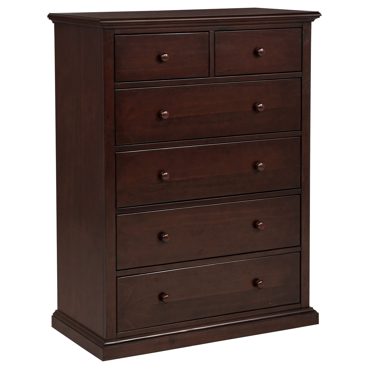 Furniture City Houma - Coaster - Sumerlin 6-drawer Bedroom Chest of Drawers Cappuccino - 460595CAP