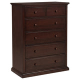 Furniture City Houma - Coaster - Sumerlin 6-drawer Bedroom Chest of Drawers Cappuccino - 460595CAP