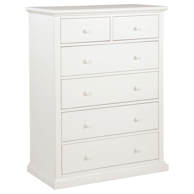 Furniture City Houma - Coaster - Sumerlin 6-drawer Bedroom Chest of Drawers White - 460595WHT